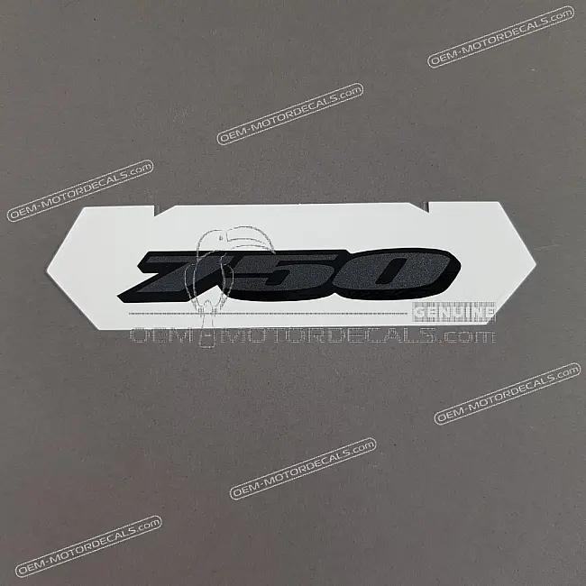 Suzuki GSXR750 Frame Cover 750 Emblem OEM 6813115J00AA3 Genuine Factory Side Bodywork Graphic Badge
