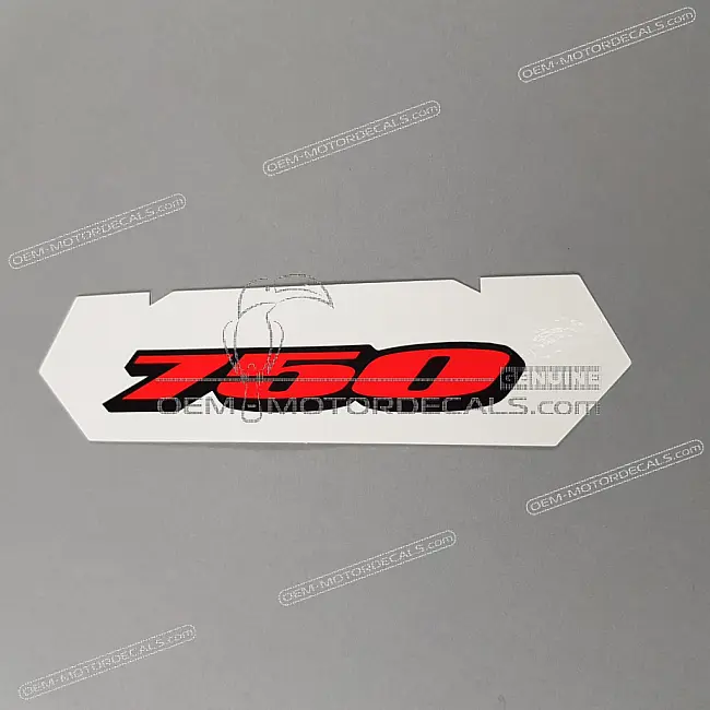 Suzuki GSXR750 Rahmenabdeckung 750 Emblem OEM 6813115J00JWH