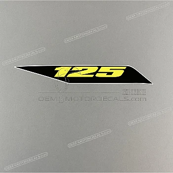 Naklejka na tylną owiewkę / zadupek, prawa strona