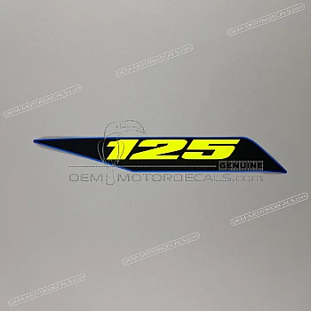 Naklejka na tylną owiewkę / zadupek, prawa strona