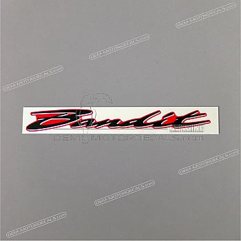 Naklejka na tylną owiewkę / zadupek