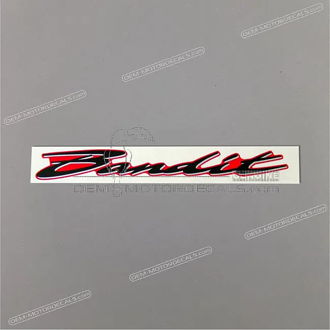 Suzuki GSF600N Bandit Heckverkleidungs-Emblem OEM 6813131F00CU9
