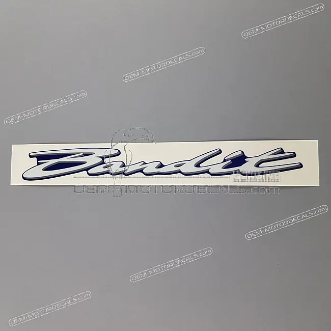 Suzuki GSF600N Bandit Seat Tail Cover Bandit Emblem OEM 6813131F00CV2