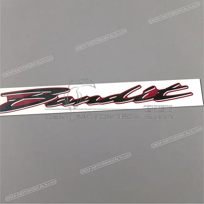 Emblema codone Suzuki GSF600N Bandit Bandit Originale di fabbrica OEM 6813131F00FC2 Parte per moto