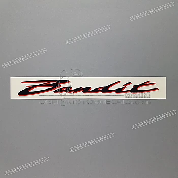 Seat tail cover Bandit emblem, rear