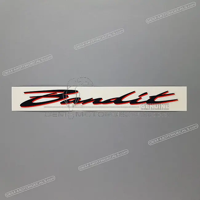 Suzuki GSF600N Bandit Seat Tail Cover Emblem OEM 6813131F00LW7 Factory Graphic