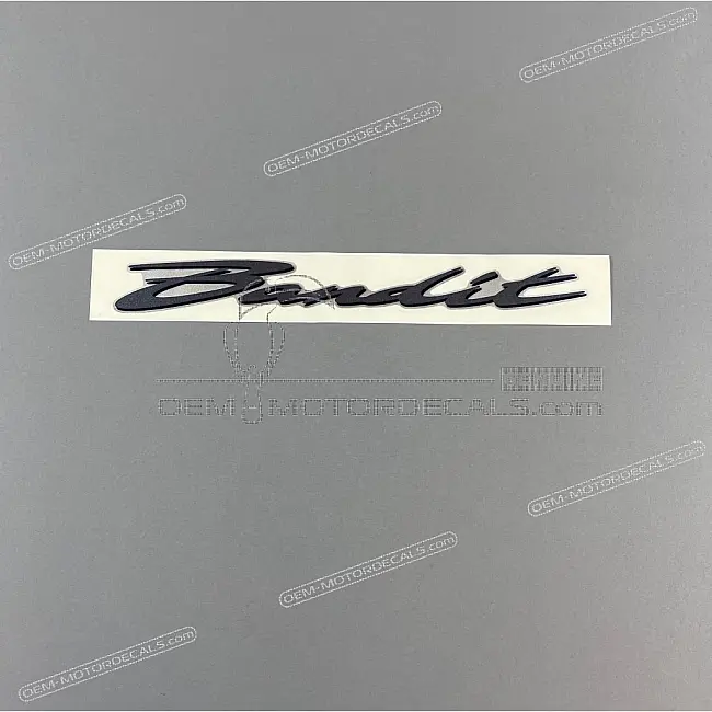 Suzuki GSF600N Bandit Seat Tail Bandit Emblem OEM 6813131F00MB7 Genuine Factory Part