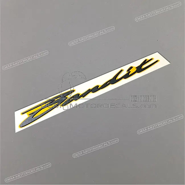 Suzuki GSF600N Bandit Achterkuip Embleem Origineel OEM 6813131F00MC1 Fabrieksnieuwe Sticker