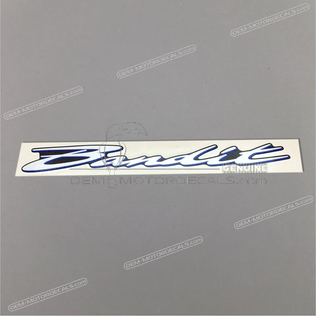 Emblema Suzuki GSF600N Bandit copri telaio Bandit OEM 6813131F00NW3 grafica originale di fabbrica