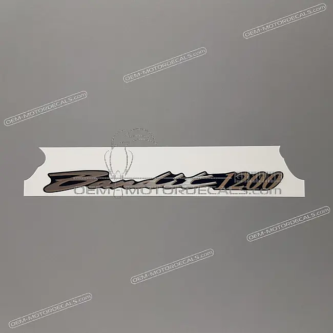 Suzuki GSF1200N BANDIT Seat tail cover BANDIT emblem OEM 6813132F00DL5