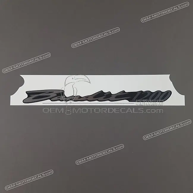 Emblema para colín de asiento Bandit Suzuki GSF1200N OEM 6813132F00NW2