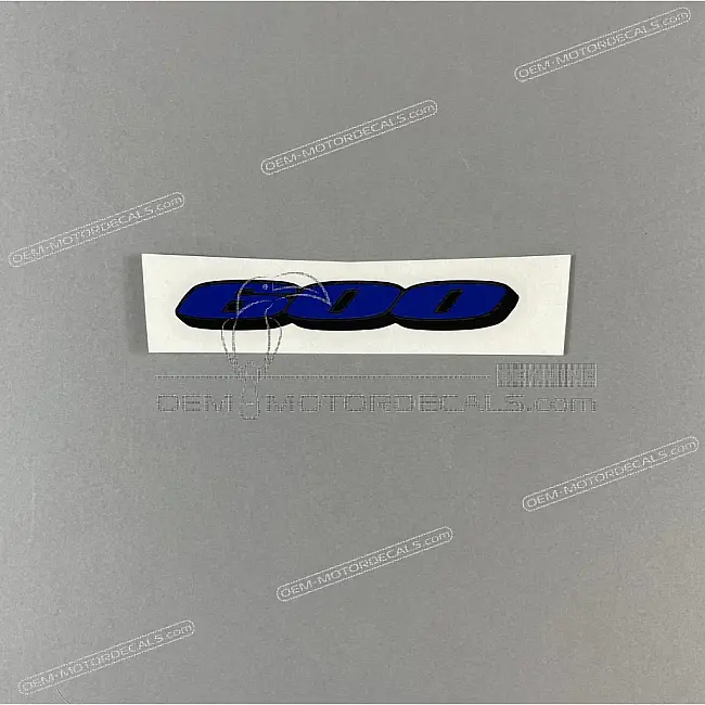 Suzuki GSX-R600 Codino 600 Emblema Sinistro OEM 6813137H00DYH