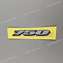 Emblema 750 de cubierta trasera