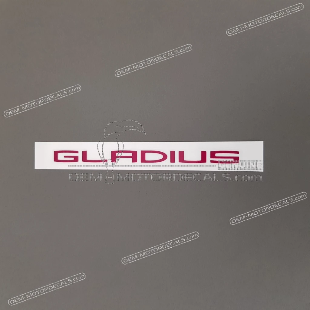 Suzuki SFV650 Gladius Rechter zijde framekap Embleem Rechts OEM 6813144H01YRH