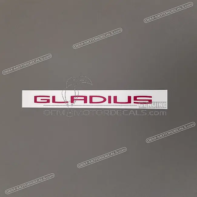 Suzuki SFV650 Gladius Emblema copri telaio destro Lato destro OEM 6813144H01YRH