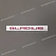 Suzuki SFV650 Gladius Rechter zijde framekap Embleem Rechts OEM 6813144H01YRH