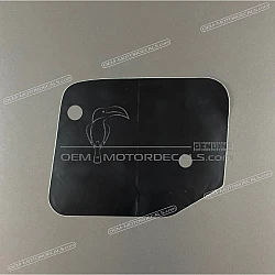 Targa porta numero copri telaio emblema RM, lato destro