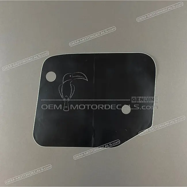 Suzuki RM125 Cache Cadre Plaque Numéro Emblème RM Côté Droit OEM 6813201B00291