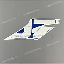 Frame cowling decal, right side