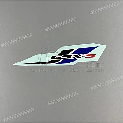 Side cowling decal, right side