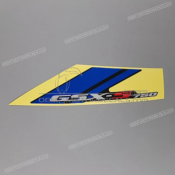 Side cowling decal, right side