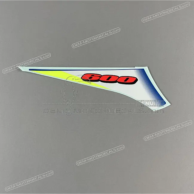 Naklejka Osłony Ramy Prawa Suzuki GSX-R600 OEM 68135-14J40-A3G Autentyczny Fabryczny Pasek Owiewki Ogona