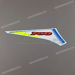 Tail cowl decal, right side