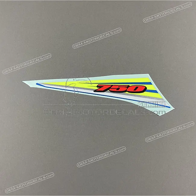 Suzuki GSXR750 Frame Cover GSX-R Sticker Rechterkant OEM 6813515J30BE3