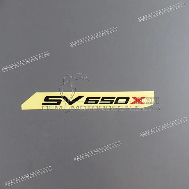 Suzuki SV650X frame cover graphic right side OEM 6813518K10JSP