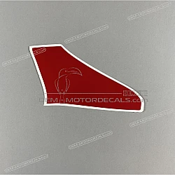 Frame cowling decal, right side