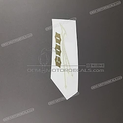 Tail cowl decal, right side