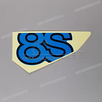 Side cowling decal, right side