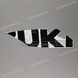 Side cowling decal, right side