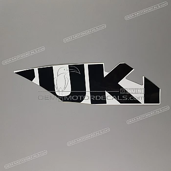 Side cowling decal, right side