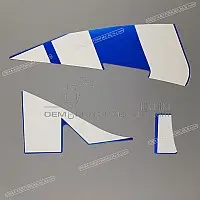 SUZUKI Rahmenabdeckungsaufkleber, Linke Seite 68140-23K00-BHB