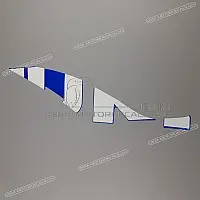 SUZUKI Rahmenabdeckungsaufkleber, Linke Seite 68140-23K01-BHB