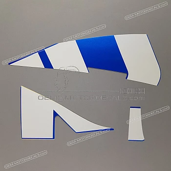 Frame cowling decal, left side