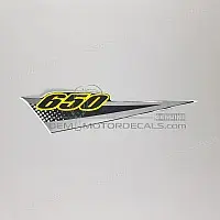 SUZUKI Naklejka na tylną owiewkę / zadupek, lewa strona 68140-32E00-AZ4