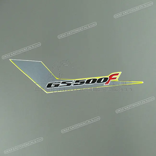 Autocollant cadre arrière Suzuki GS500F côté gauche OEM 6814501DB0YFW