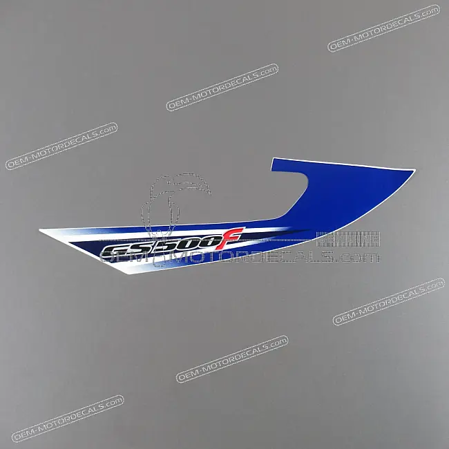 Autocollant Suzuki GS500F cache cadre arrière gauche OEM 6814501DJ0EBG