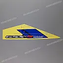 Side cowling decal, left side
