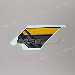 Tail cowl decal, left side