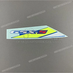Side cowling decal, left side