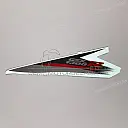 Frame cover Hayabusa graphic, left side