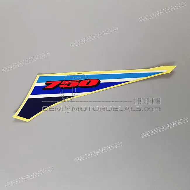 Suzuki GSXR750 Adesivo Carenatura Telaio Sinistro OEM 6814515J20BAL