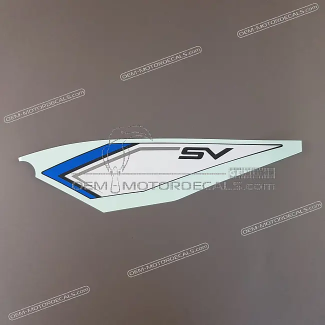 Suzuki SV650 Tail Cowl SV Logo Decal Left Side OEM 6814518K00BBU