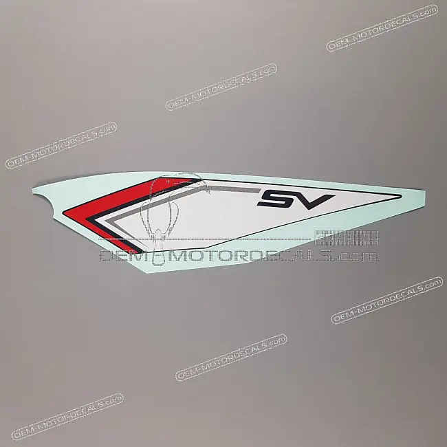 Suzuki SV650 Left Frame Cover Tape Graphic OEM 6814518K00BCB
