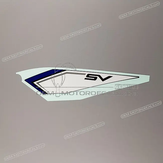 Suzuki SV650 Frame Cover Graphic Left Side OEM 6814518K00BCC