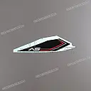 SV650 frame cover stickerset, linkerkant