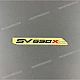 Suzuki SV650X Linker framekap sticker Linkerkant OEM 6814518K10B1P Fabrieksorigineel Vinyl